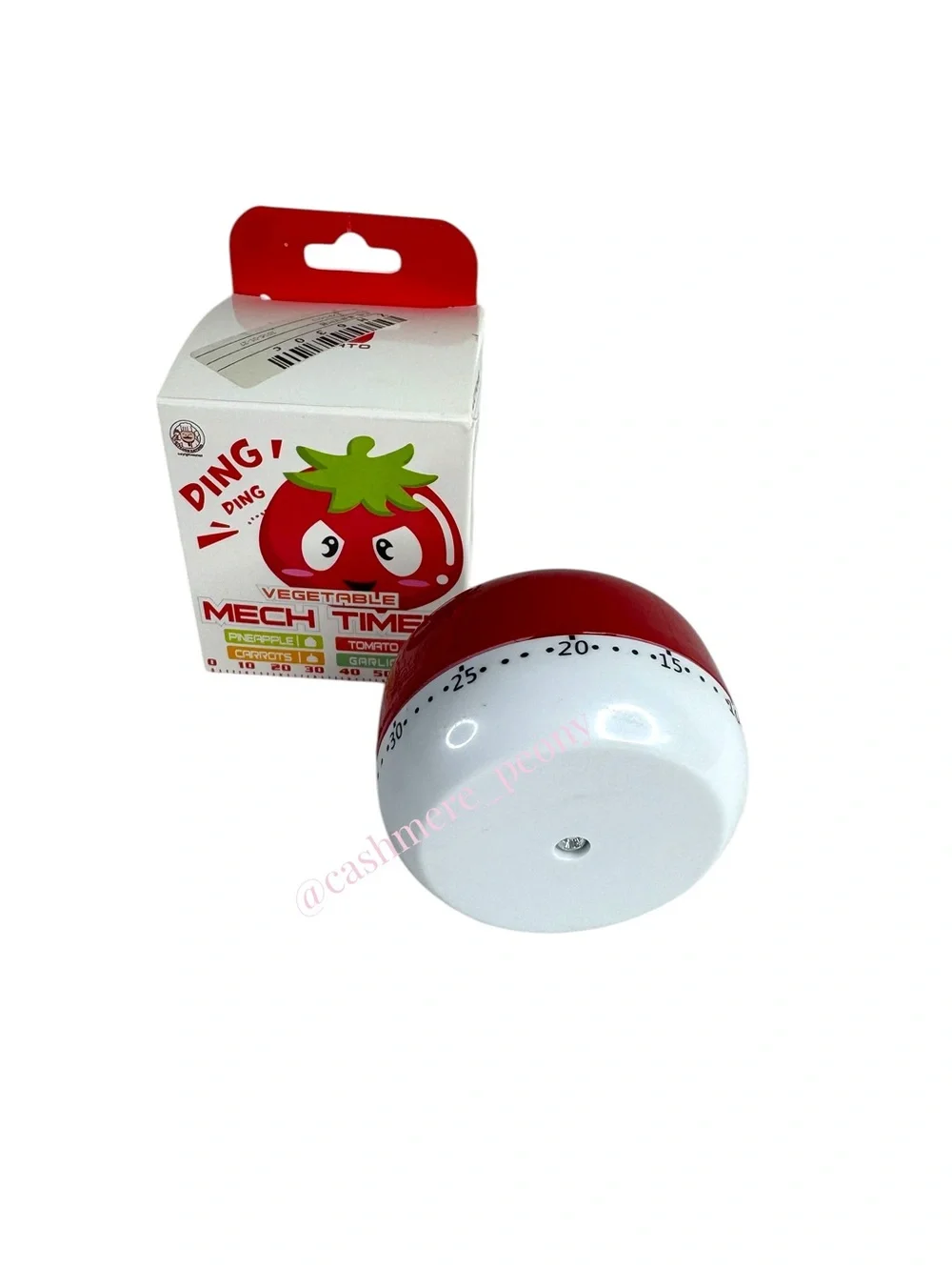 NEW Red Tomato Mech Timer - Cute Wind-Up Kitchen Tool
